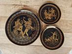 3 wandborden handmade in Greece 24K goud wand decoratie, Huis en Inrichting, Ophalen of Verzenden, Gebruikt