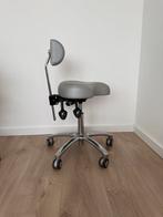 2x BQE Dynamic zadelkruk/bureaustoel/tandarts stoel, Ophalen of Verzenden, Zo goed als nieuw, Zwart, Bureaukruk