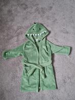 Groene H&M badjas met dino capuchon - maat 98/104, Ophalen, Zo goed als nieuw, H&M, Jongen of Meisje