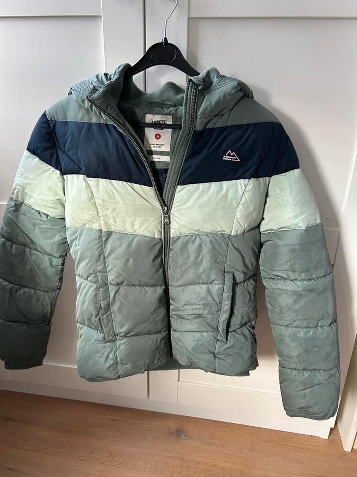 America Today Winterjas Maat 158-164, Kinderen en Baby's, Kinderkleding | Maat 164, Zo goed als nieuw, Jongen of Meisje, Jas, Ophalen