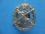 (vaw2362) Militair embleem F, Ophalen of Verzenden, Nederland, Embleem of Badge