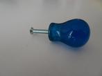 Nijhof deurknop jashaakje knop handvat wandhaak blauw 5x, Wandkapstok, Nieuw, Ophalen of Verzenden, Minder dan 100 cm