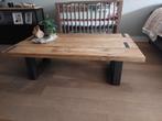 Leuke industriële salon tafel, Huis en Inrichting, Tafels | Salontafels, Ophalen, 100 tot 150 cm, 50 tot 100 cm, Zo goed als nieuw