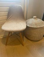 Eames stoel met wasbare hoes, Ophalen of Verzenden, Wit, Eén