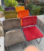 Zuiver eettafel stoelen 6 stuks, Huis en Inrichting, Stoelen, Ophalen, Gebruikt, Overige kleuren, Metaal