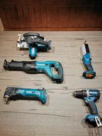 Makita 18v accugereedschap set, Doe-het-zelf en Verbouw, Gereedschap | Boormachines, Ophalen of Verzenden, Gebruikt, Boor- en Schroefmachine