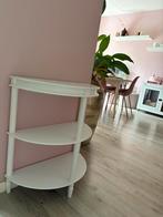 Sidetable, Ophalen of Verzenden, Zo goed als nieuw, 25 tot 50 cm, Rechthoekig