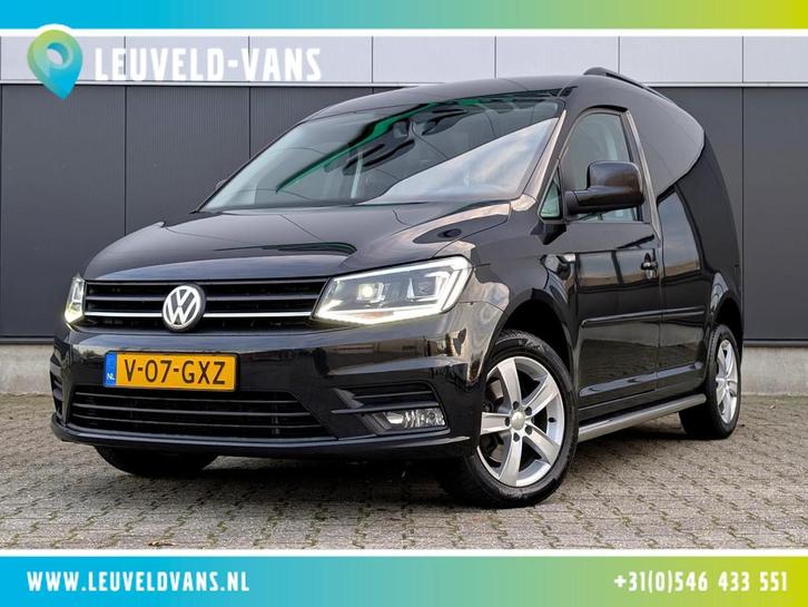 Volkswagen CADDY 2.0TDI AUTOMAAT ACC LEER CARPLAY LED PDC, Auto's, Bestelauto's, Bedrijf, Te koop, ABS, Adaptive Cruise Control