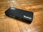 Plugable 4K dual DisplayPort / HDMI monitor adapter USB A/C, Ophalen of Verzenden, Zo goed als nieuw, USB-hub, Plugable