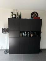 Moderne Zwarte Kast, Huis en Inrichting, Ophalen of Verzenden, Zo goed als nieuw