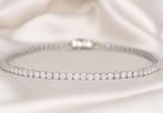 14 k witgoud tinnes armband met 3.00 carat diamanten., Ophalen of Verzenden, Nieuw, Goud