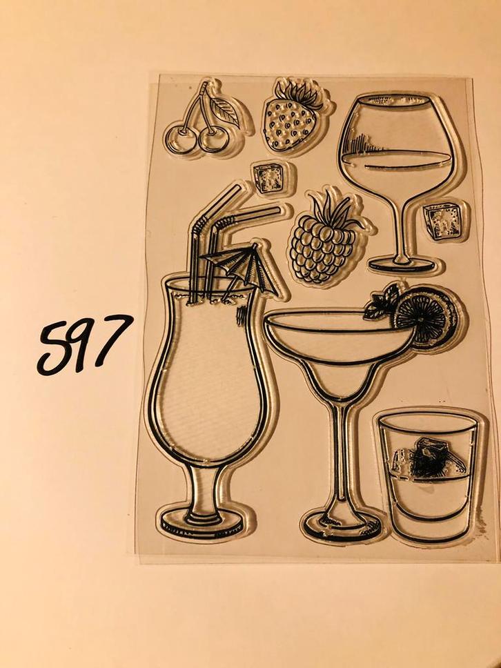 Stempels deel 3, Hobby en Vrije tijd, Stempelen, Zo goed als nieuw, Clearstamp, Ophalen of Verzenden