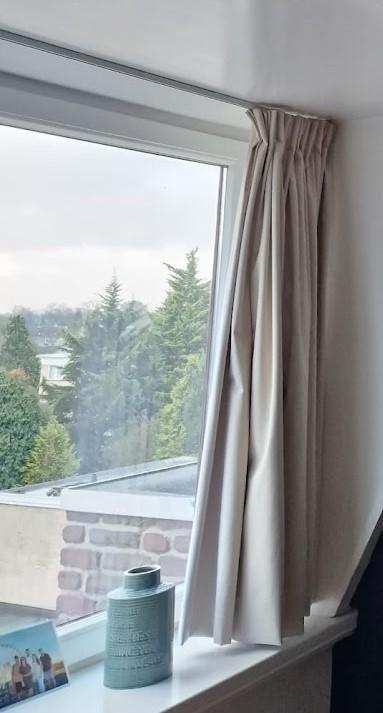 Verduisterings Gordijnen, Huis en Inrichting, Stoffering | Gordijnen en Lamellen, Zo goed als nieuw, 100 tot 150 cm, 100 tot 150 cm