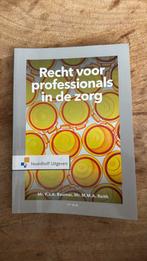 M.M.A. Reith - Recht voor professionals in de zorg, Ophalen of Verzenden, Zo goed als nieuw, M.M.A. Reith; F.J.A. Beumer