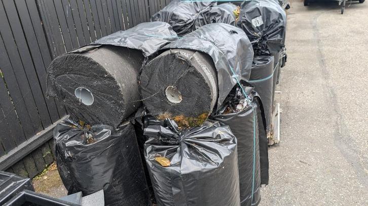 Wegendoek, PP filtervlies 200 gram per m2, Tuin en Terras, Tegels en Klinkers, Zo goed als nieuw, Overige typen, Kunststof, 10 m² of meer