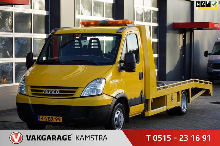 Iveco Daily 35C18 410 177PK Oprij-truck NAP/APK 09-2026, Auto's, Bestelauto's, Bedrijf, Te koop, ABS, Elektrische buitenspiegels