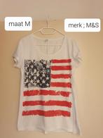 Z.g.a.n Shirt, Kleding | Dames, Maat 38/40 (M), Wit, Ophalen of Verzenden, Zo goed als nieuw