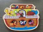 Houten puzzel ark van Noah, Verzenden, Minder dan 10 stukjes, Gebruikt, Van hout