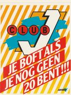 Sticker auto ANWB club J - jeugd club, Verzenden, Zo goed als nieuw, Bedrijf of Vereniging
