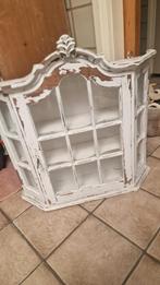 Brocante vitrinekastje, Ophalen, Gebruikt, 50 tot 100 cm, Minder dan 25 cm