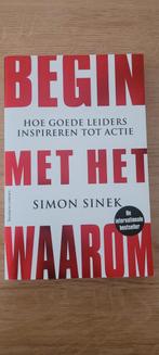 Simon Sinek - Begin met het waarom, Boeken, Ophalen of Verzenden, Zo goed als nieuw, Simon Sinek