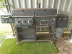 Te koop barbecue heeft twee gedeelte gas, kolen, Ophalen, Gebruikt, Gas