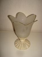 Waxinelicht met melkglas, Ophalen of Verzenden, Zo goed als nieuw, Overige materialen, Minder dan 25 cm