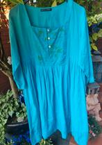 Tuniek jurk Gudrun Sjoden turquiose maat m boho Ibiza, Kleding | Dames, Ophalen of Verzenden, Zo goed als nieuw