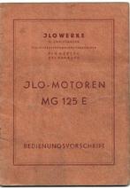 JLO MG125 Bedienungsvorschrift handleiding (3370z), Ophalen of Verzenden, Overige merken