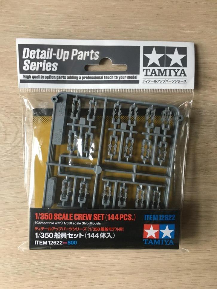 TAMIYA SCHEEPSBEMANNING SCHAAL 1:350, Hobby en Vrije tijd, Modelbouw | Boten en Schepen, Nieuw, 1:200 of kleiner, Overige merken
