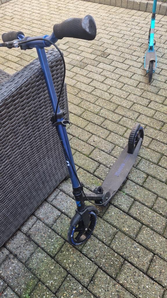 Blauwe step, Fietsen en Brommers, Steps, Ophalen of Verzenden, Gebruikt, Gewone step, Onbekend