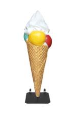 Schepijs ijsje 182 cm - reclame ijshoorn schepijs polyester, Ophalen, HorecaBeelden, Overige typen, Nieuw