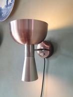 Herda diabolo jaren 60 wandlamp - koper/messing., Ophalen of Verzenden, Gebruikt, Metaal, Vintage, design