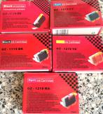 Inktcartridges GZ-1115 BK, GZ-1119 BK, GZ-1219 MA +YE + CY, Ophalen, Nieuw