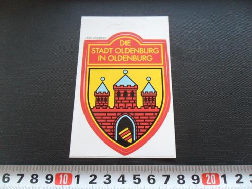 sticker wapen gemeente die stadt oldenburg in oldenburg, Verzamelen, Stickers, Zo goed als nieuw, Bedrijf of Vereniging, Ophalen