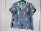 Shein blauwe top, open mouwtje, maat 2XL., Maat 46/48 (XL) of groter, Nieuw, Korte mouw, Shein