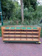 Vintage Toonbank/Vitrine Kast op Wielen, Ophalen