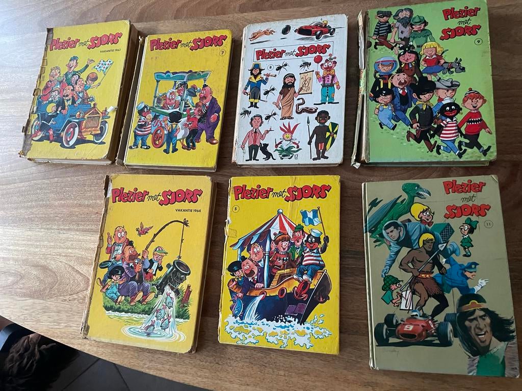 Plezier met Sjors - Diverse Uitgaven, Boeken, Meerdere stripboeken, Ophalen of Verzenden, Gelezen