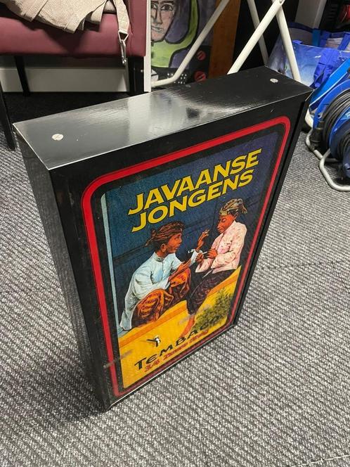 Javaanse Jongens Reclame Lichtbak – Zeldzaam & In Topstaat, Verzamelen, Merken en Reclamevoorwerpen, Gebruikt, Lichtbak of (neon) lamp