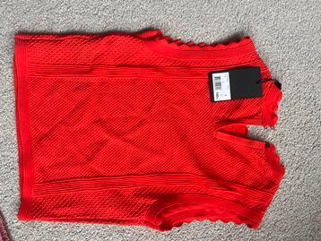 The Kooples Top - Oranjerood - Nieuw! beschikbaar voor biedingen