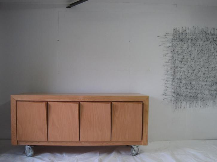 Beëindiging kunst- en houtatelier DRESSOIR TAFEL, Huis en Inrichting, Kasten | Dressoirs, Nieuw, 200 cm of meer, 25 tot 50 cm