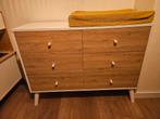 Commode met eiken fineer - 120cm breed, Gebruikt, 50 tot 70 cm, 100 cm of meer, Commode