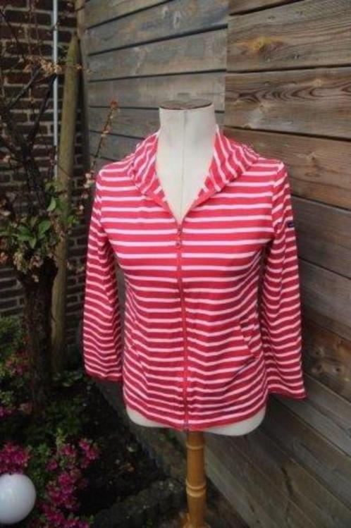 Vest rood/ wit Saint James mt 34 Vaste prijs, Kleding | Dames, Truien en Vesten, Zo goed als nieuw, Maat 34 (XS) of kleiner, Rood