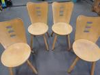 4 vintage Gilbert Ikea stoelen - '80 - '90, Huis en Inrichting, Stoelen, Ophalen, Gebruikt, Bruin, Vier