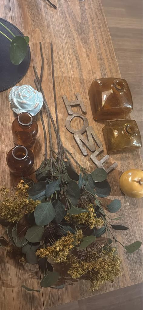 Oker Gele Woonaccessoires Set, Huis en Inrichting, Woonaccessoires | Overige, Zo goed als nieuw, Ophalen of Verzenden