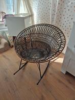 Schommelstoel HK living, Ophalen, Bruin, Zo goed als nieuw, Metaal