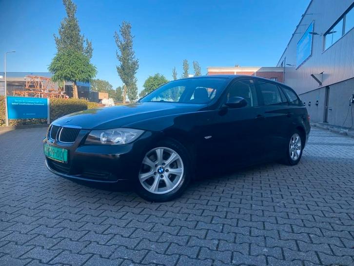 BMW 3-Serie 2.0 318 I Touring 2006 Zwart, Auto's, BMW, Bedrijf, 3-Serie, Benzine, C, Stationwagon, Handgeschakeld, Origineel Nederlands
