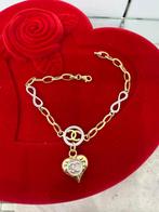 Prachtige 14 karaats gouden Chanel design armband, Ophalen of Verzenden, Nieuw, Goud
