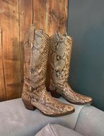 Sendra cowboylaarzen van echt slangenleer pythonleer – Zeldz, Kleding | Dames, Schoenen, Bruin, Verzenden, Gedragen, Hoge laarzen