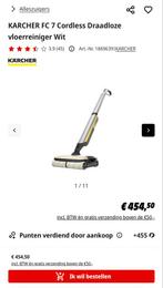 Karcher Cordless Vloerreiniger, Ophalen of Verzenden, Zo goed als nieuw, Waterstofzuiger, Minder dan 1200 watt